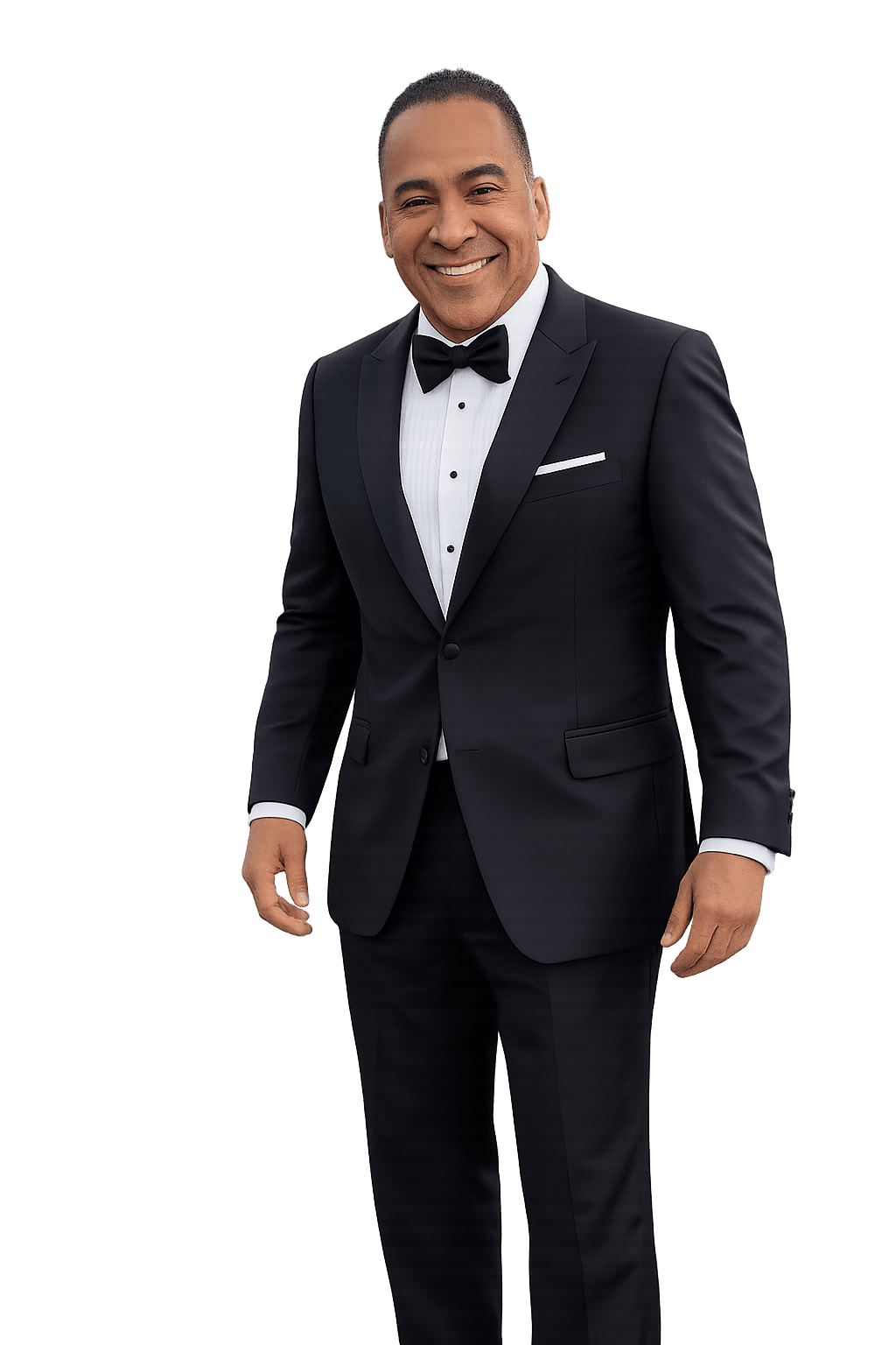 Tim Storey smiling in a black tuxedo